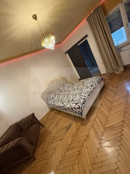 Cismigiu, apartament 2 camere de vanzare, centrala proprie, mobilat.